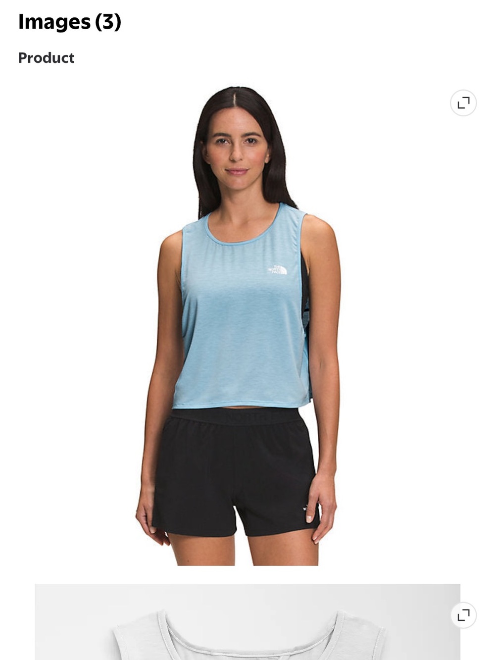 The North Face Women's Sky Blue Sleeveless Performance Tank